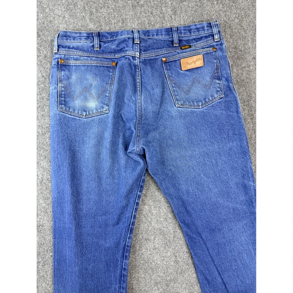 Wrangler‎ Cowboy Cut Original Fit Jeans Mens 40x30 Blue Denim Western Straight